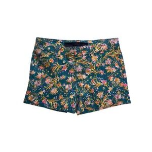 Marquis‎ Floral Shorts Womens 4 Green Excellent Tropical Botanical Stretch